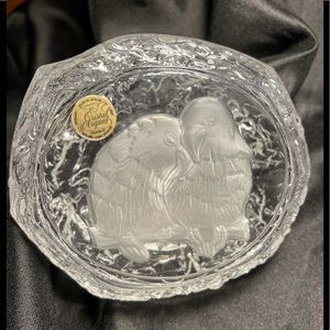 Crystal d’Arques lead crystal trinket box
